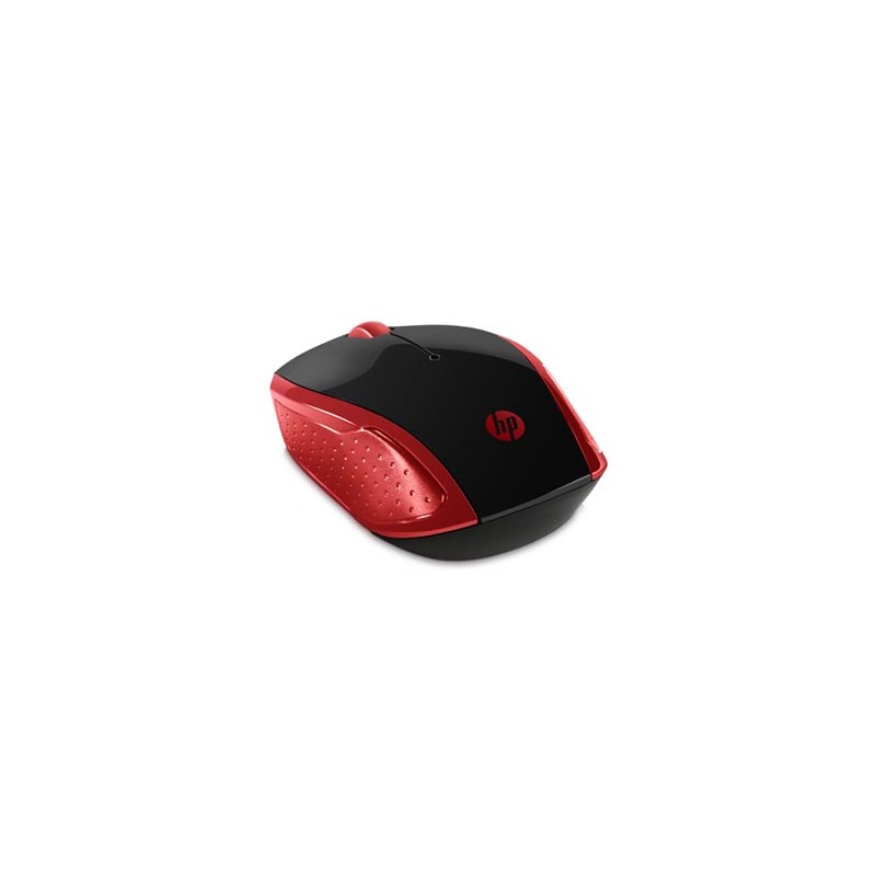 HP 200 Red Mysz bezprzewodowa, czerwona, 1000DPI