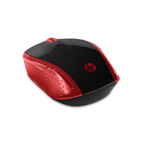 HP 200 Red Mysz bezprzewodowa, czerwona, 1000DPI