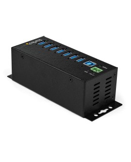 StarTech.com HB30A7AME huby i koncentratory USB 3.2 Gen 1 (3.1 Gen 1) Type-B 5000 Mbit/s Czarny