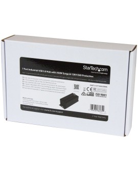 StarTech.com HB30A7AME huby i koncentratory USB 3.2 Gen 1 (3.1 Gen 1) Type-B 5000 Mbit/s Czarny