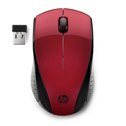 HP Wireless Mouse 220 Mysz bezprzewodowa, czerwona, 1600DPI