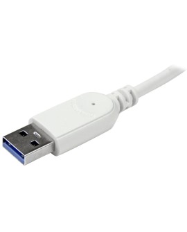 StarTech.com ST43004UA huby i koncentratory USB 3.2 Gen 1 (3.1 Gen 1) Type-A 5000 Mbit/s Srebrny, Biały