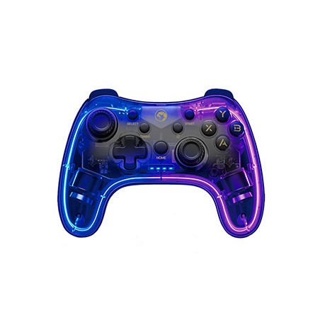 Gamepad Marvo GHOST 40, bezprzewodowy, 17przycisk, wielokierunkowy, przezroczysty
