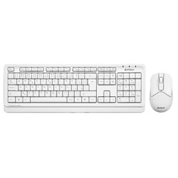 A4Tech FG1012 Zestaw klawiatur bezprzewodowa CZ, biała z myszą optyczną bezprzewodową, AA, klasyczna, 2.4 [Ghz]