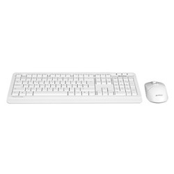 A4Tech FG1012 Zestaw klawiatur bezprzewodowa CZ, biała z myszą optyczną bezprzewodową, AA, klasyczna, 2.4 [Ghz]