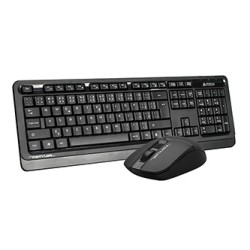 A4Tech FG1012S Zestaw klawiatur CZ, czarna z myszą optyczną bezprzewodową, 2.4 [Ghz]