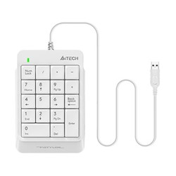 A4Tech FStyler FK13P klawiatura numeryczna przewodowa (USB) biała
