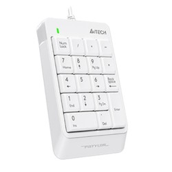 A4Tech FStyler FK13P klawiatura numeryczna przewodowa (USB) biała
