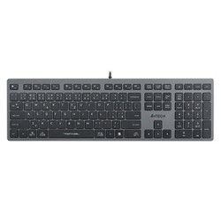 A4Tech FX50 Klawiatura przewodowa (USB) CZ, szara