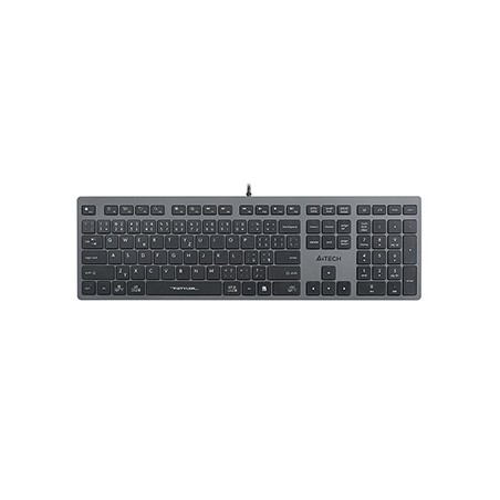 A4Tech FX50 Klawiatura przewodowa (USB) CZ, szara