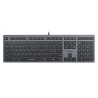 A4Tech FX50 Klawiatura przewodowa (USB) CZ, szara