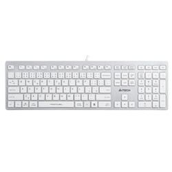 A4Tech FX50 Klawiatura przewodowa (USB) CZ, biała