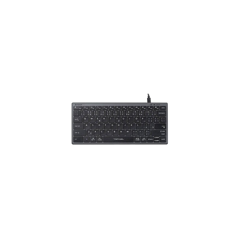 A4Tech FX51 Klawiatura przewodowa (USB) CZ, szara