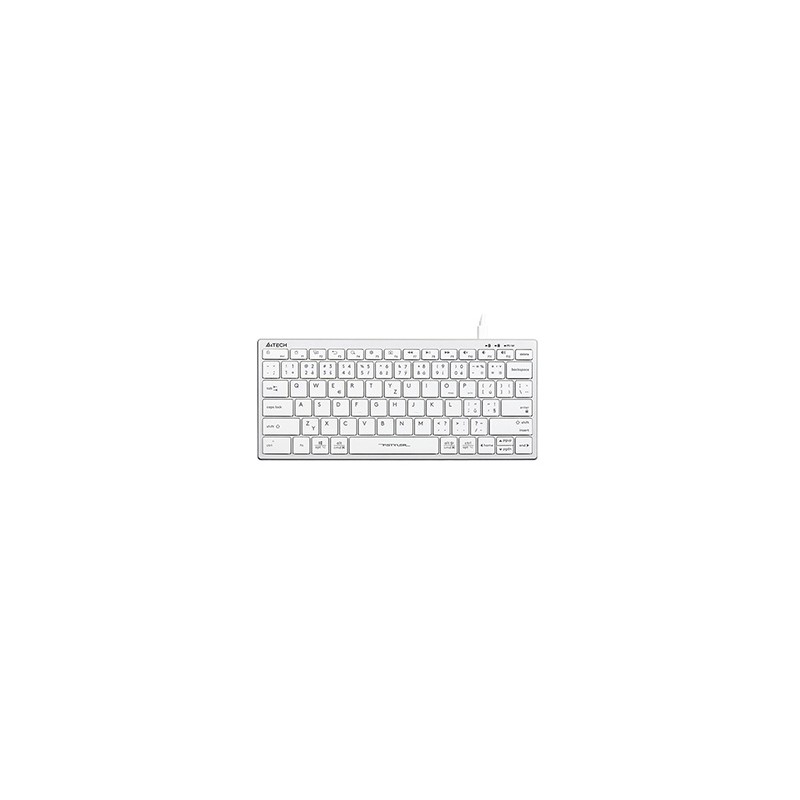 A4Tech FX51 Klawiatura przewodowa (USB) CZ, biała