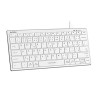 A4Tech FX51 Klawiatura przewodowa (USB) CZ, biała