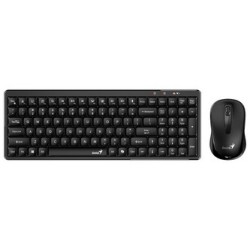 Genius LuxeMate Q8100 zestaw klawiatura bezprzewodowa CZ/SK, czarna