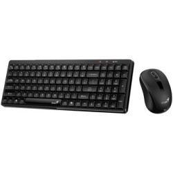 Genius LuxeMate Q8100 zestaw klawiatura bezprzewodowa CZ/SK, czarna