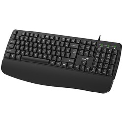 Genius KM-123 zestaw klawiatura przewodowa (USB) CZ/SK, czarna z optyczną myszką