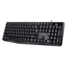 Genius KB-117 COPILOT klawiatura przewodowa (USB) CZ/SK, czarna