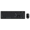 Genius KM-8101 COPILOT zestaw klawiatura bezprzewodowa CZ/SK, czarna z myszą optyczną bezprzewodową, 1x AAA, 1x AA, multimedialn