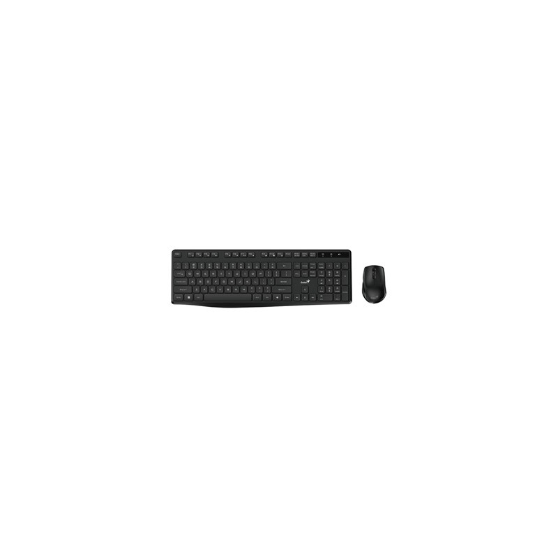 Genius KM-8206S COPILOT zestaw klawiatura bezprzewodowa CZ/SK, czarna klasyczna, 2.4 [Ghz]