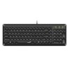 Genius Slimstar Q200 klawiatura przewodowa (USB) CZ/SK, czarna