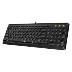 Genius Slimstar Q200 klawiatura przewodowa (USB) CZ/SK, czarna