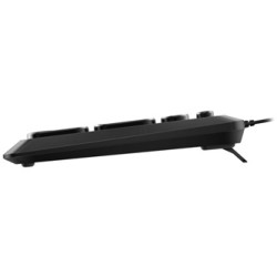 Genius Slimstar Q200 klawiatura przewodowa (USB) CZ/SK, czarna
