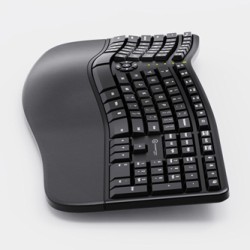 Powerton ERGO LANA Klawiatura ergonomiczna przewodowa (USB) CZ/SK, czarna