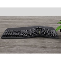 Powerton ERGO LANA Klawiatura ergonomiczna przewodowa (USB) CZ/SK, czarna