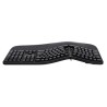 Powerton ERGO LANA Klawiatura ergonomiczna przewodowa (USB) US, czarna