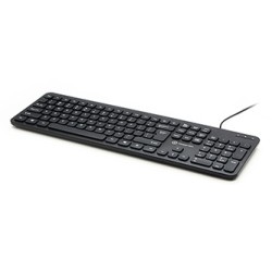 Powerton LIFE SLIM Klawiatura przewodowa (USB) US, czarna