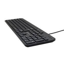 Powerton LIFE SLIM Klawiatura przewodowa (USB) US, czarna