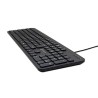 Powerton LIFE SLIM Klawiatura przewodowa (USB) US, czarna