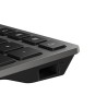 HP 725 Capacitor Wireless Keyboard klawiatura bezprzewodowa CZ, czarna Napájeno superkondenzátorem, z wbudowaną baterią