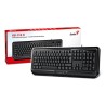 Genius KB-118 II klawiatura przewodowa (PS/2) CZ/SK, czarna