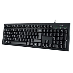 Genius Smart KB-100 COPILOT klawiatura przewodowa (USB) CZ/SK, czarna