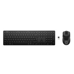HP 495C Multi-Device Mouse Keyboard zestaw klawiatura bezprzewodowa CZ/SK, czarna mysz bezprzewodowa, 2x AAA (klávesnice)` 1 AA 