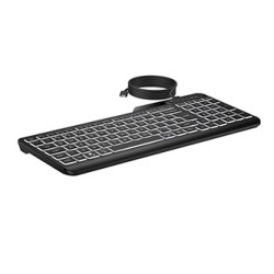 HP 405 Backlit Wired Keyboard klawiatura przewodowa (USB) CZ, czarna klasyczna, podświetlona rodzaj