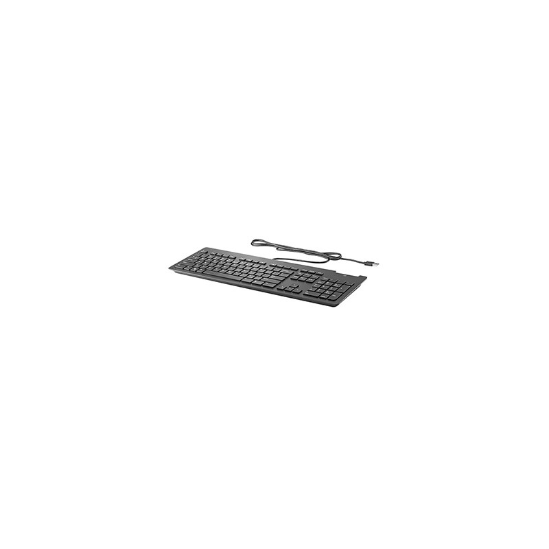 HP Bus Slim v2 Smart Card USB Keyboard klawiatura przewodowa (USB) CZ, czarna slim