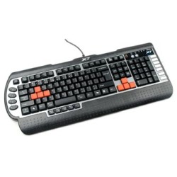 A4Tech G800V klawiatura przewodowa (USB) CZ, czarna