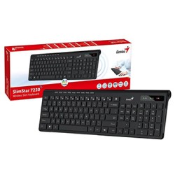 Genius Slimstar 7230 Copilot klawiatura bezprzewodowa CZ/SK, czarna