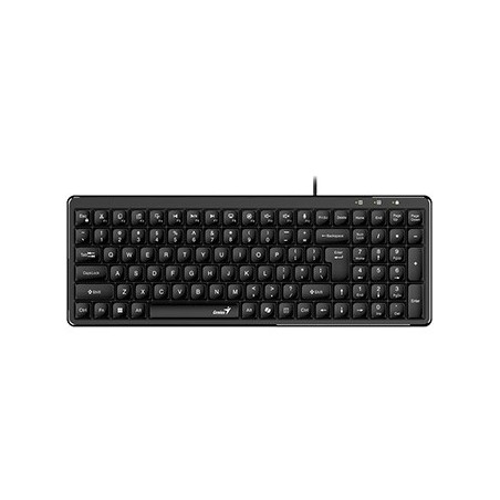 Genius LuxeMate 120 Copilot klawiatura przewodowa (USB) CZ/SK, czarna
