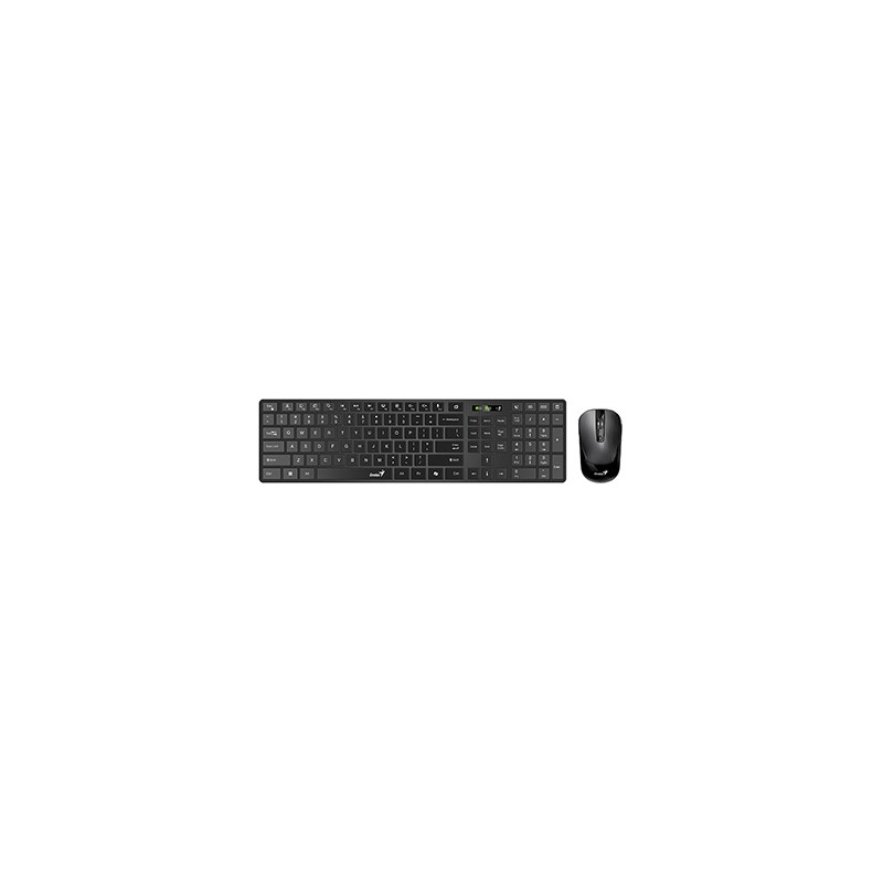 Genius SlimStar 8250 Zestaw klawiatura i mysz bezprzewodowa CZ/SK, czarna