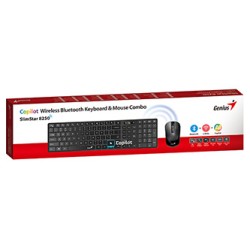 Genius SlimStar 8250 Zestaw klawiatura i mysz bezprzewodowa CZ/SK, czarna