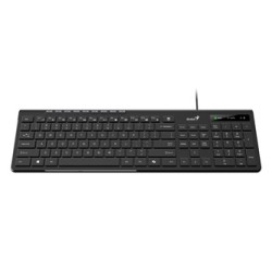 Genius Slimstar 230 II COPILOT klawiatura przewodowa (USB) CZ/SK, czarna