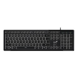 Genius SlimStar 820 klawiatura przewodowa (USB) CZ/SK, czarna