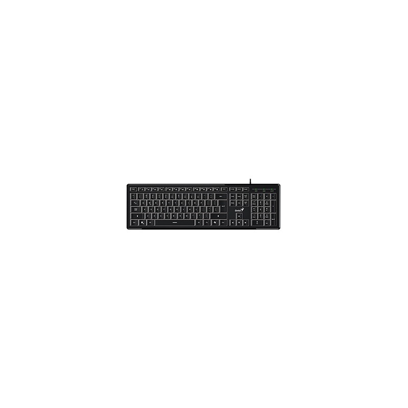 Genius SlimStar 820 klawiatura przewodowa (USB) CZ/SK, czarna