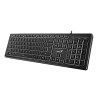 Genius SlimStar 820 klawiatura przewodowa (USB) CZ/SK, czarna