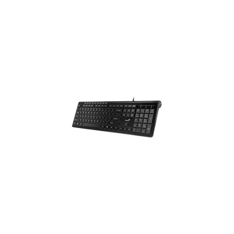 Genius Slimstar 230 klawiatura przewodowa (USB) US, czarna